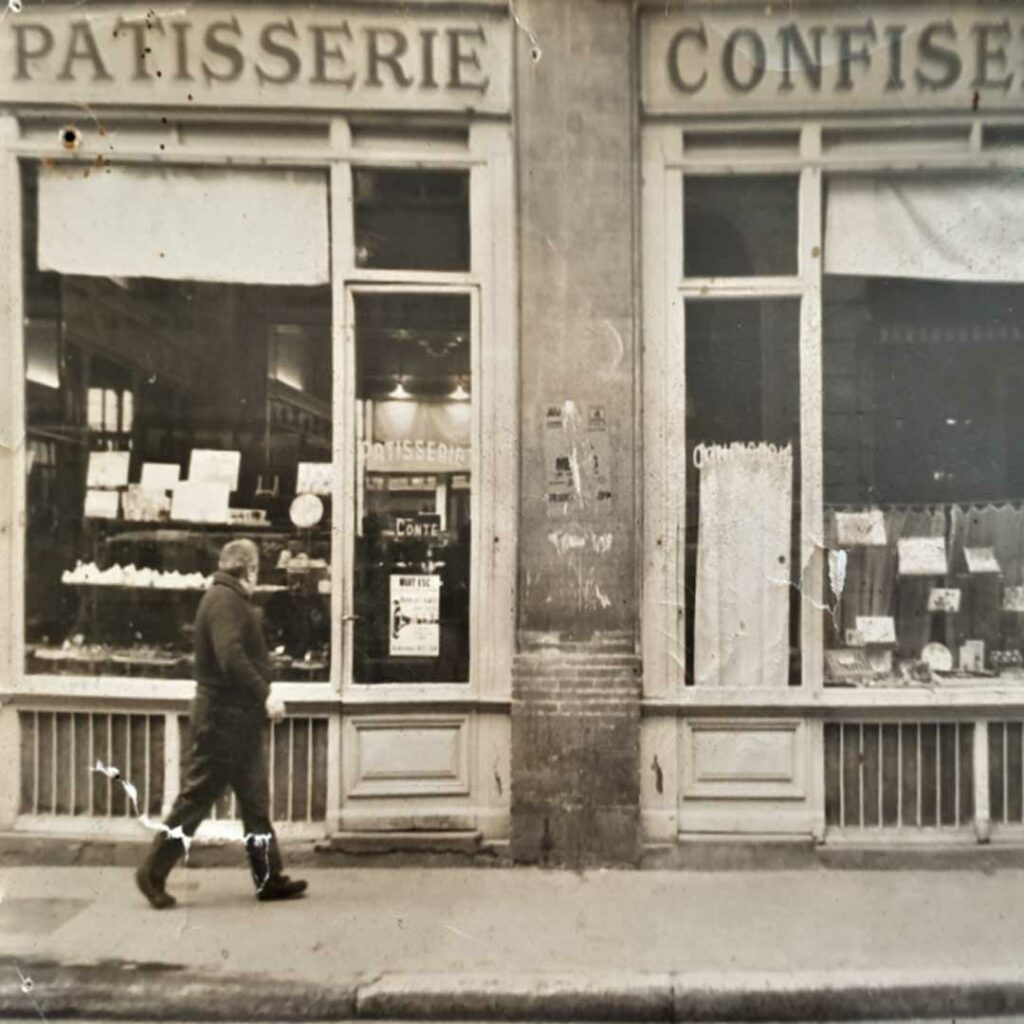 photo vintage boutique pâtisserie conté